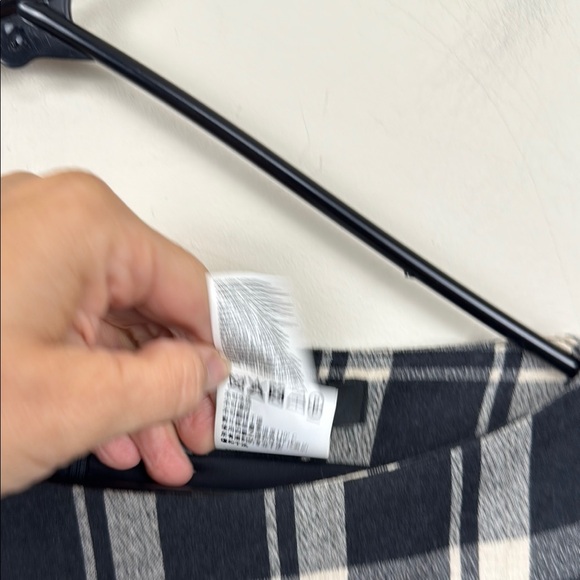 🎀Weekend Max Mara Navy Plaid Midi sheath Dress - Picture 9 of 11